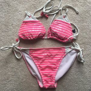 Sperry hot pink bikini Small